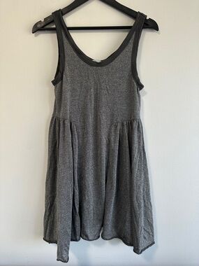 Free People Beach Gray Sleeveless Mini Dress Size Medium